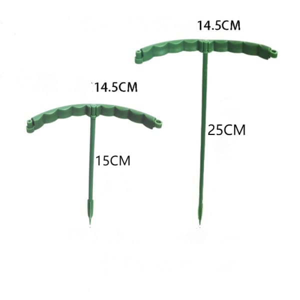 12 st utomhus multifunktionella halvcirkelformade växtstödringar, 15 cm