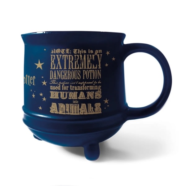 Harry Potter Ekstremt Farlige Potioner Tryllekeddel Krus One Size Guld/Mørkeblå One Size