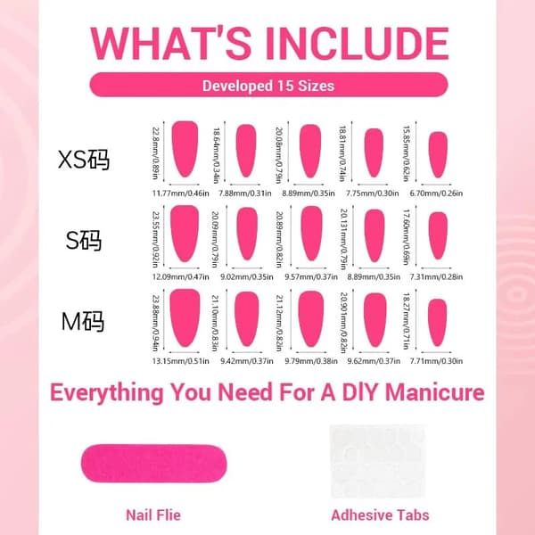 30 st lösnaglar, medium mandelformade franska akrylnaglar för kvinnor, manikyrdekor, rosa nude Style 4