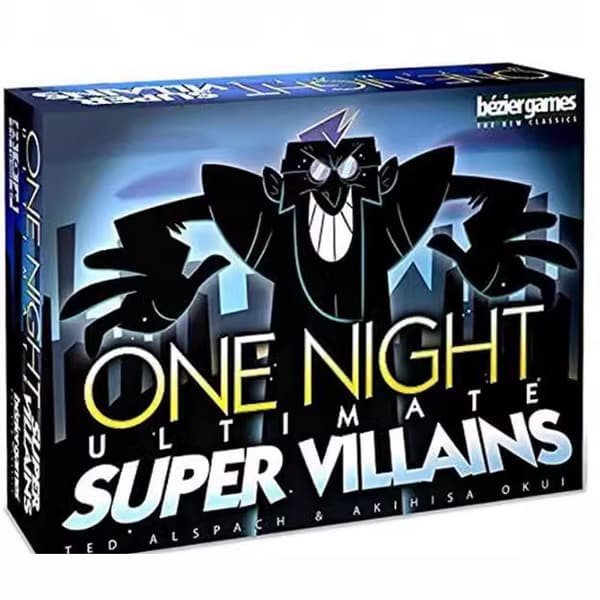 Engelsk versjon av brettspillet One Night Ultimate Werewolf One Night Wolf