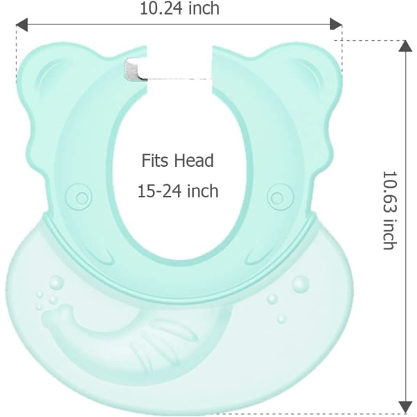 TG Justerbar babyshower - För hårtvätt och schamponering - För småbarn och vuxna - För att skydda ögonen från vatten