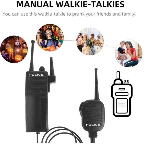 Galaxy 2 st Halloween Barn Talkie - Walkie Talkies - Plast Intercom Cosplay Tillbehör