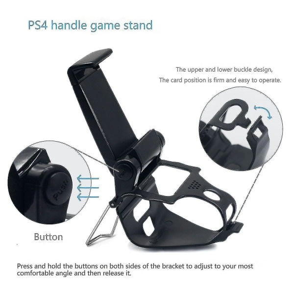 PS4-handtag mobiltelefonhållare, universal spelstödsram
