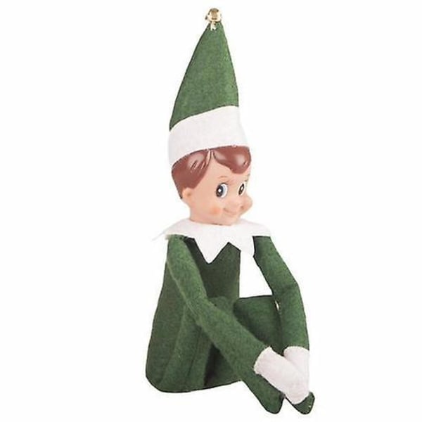 Elf On The Shelf Kläder Pojkar Och Flickor Elfdräkter Elf On The Shelf -HZ9 Grön Pojke Green Boy