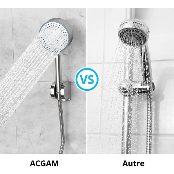 Bruseshowerhoved, Vandbesparende Bruseshowerhoved med Håndholdt Bruseslange