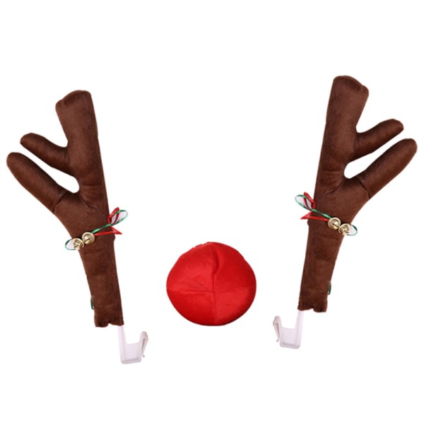 Julbildekorationsset med renar - Khaki