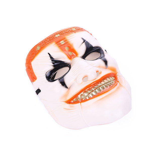 Kaninbjørn Halloween V malt dekorasjon skummel flerfarget tenner Momo maske Tooth Mask One Size