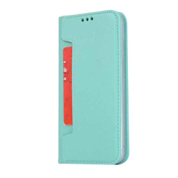 TG Floveme Exklusivt Skyddande Plånboksfodral - iPhone XR Grön