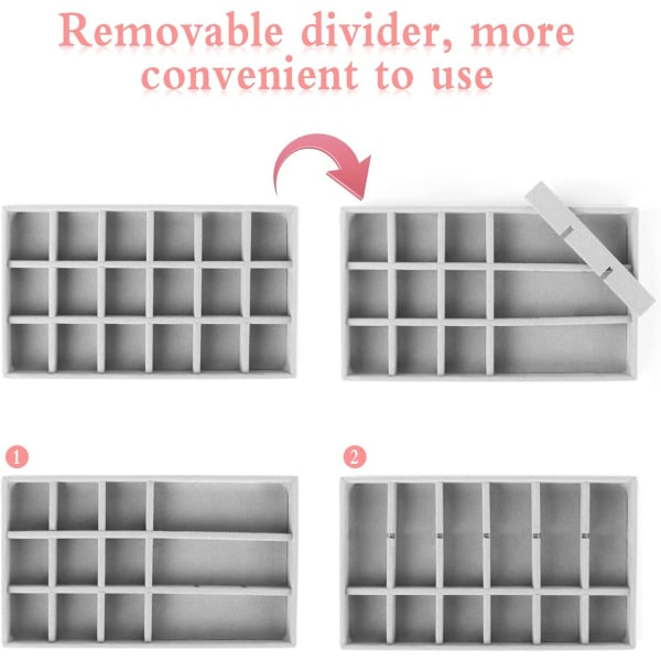 2-lags Smykkeskrin Organizer for Ringer og Øredobber