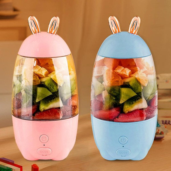 380 ml bärbar mixer med fyra blad, hållbar juicekopp