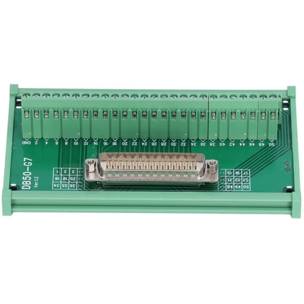 PCB Terminal Block Modul Hun Kobber Terminaler med Printet Label Oxidationsbestandig DC 60V, DUBUNS