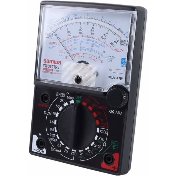 Analog Multimeter Multimeter Testare AC DC Voltmeter Amperemeter Ohmmeter Analog Multimeter Spänning Strömmotståndsmätning