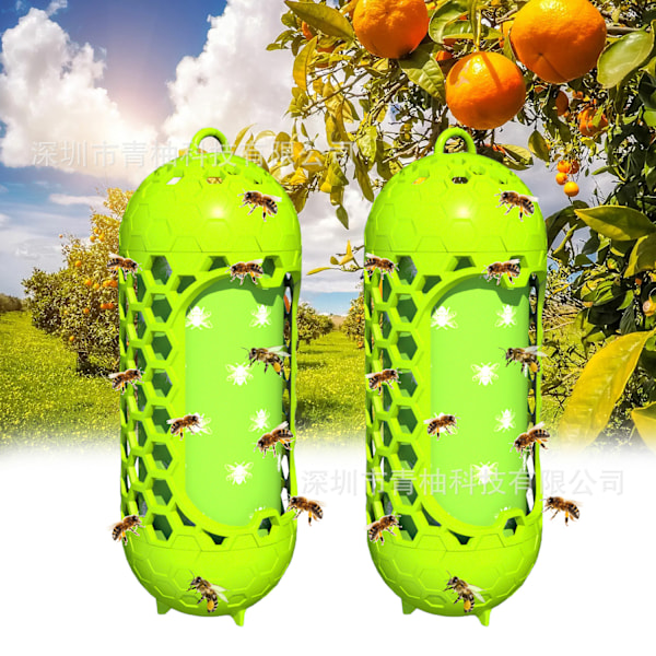 Päivitetty kärpäsloukku kannettava lyhtymallinen ampiaisloukku ulkokäyttöön tarkoitettu lentävien hyönteisten liima-ansa kärpäsloukku SK806 Flying Insect Sticky Trap