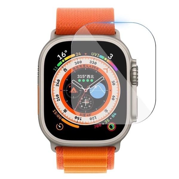 TG 3-PACK Härdade Skärmbeskyttelse til Apple Watch Series 7/8 (41/45 mm) Gjennomsiktig 45 mm