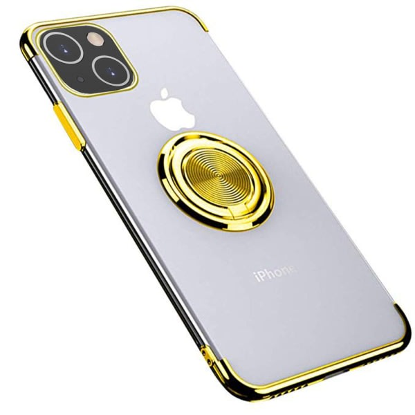 TG Stilsäkert Skal med Ringhållare - iPhone 13 Guld