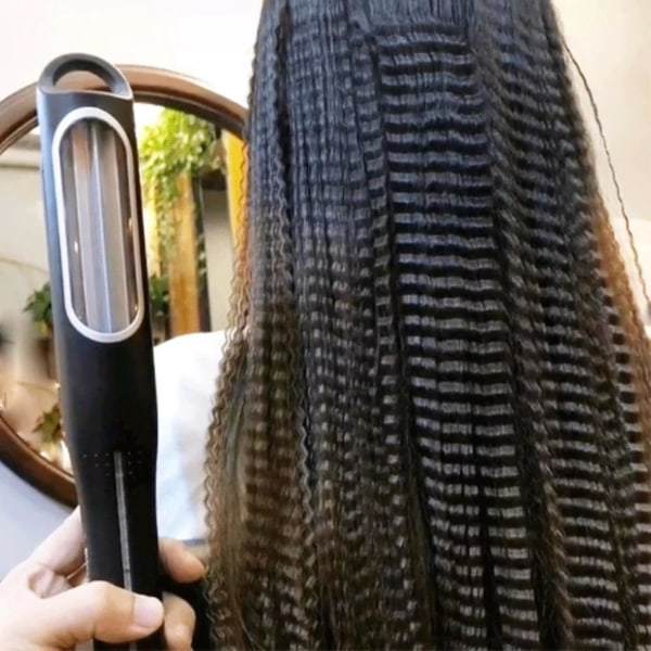 TG Zk-automatisk Crimping Hårtænger Roterende Corn Hair Curler Crimper Professionel