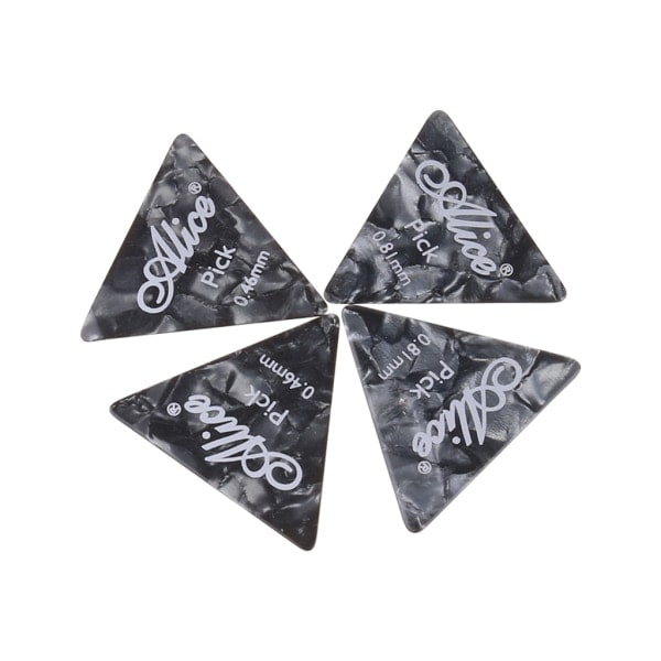 12 stk Klassiske Form Plast Guitar Picks Plektrum Store til Triangle Picking til Tromling Folkbaserede Instrumenter Tilbehør