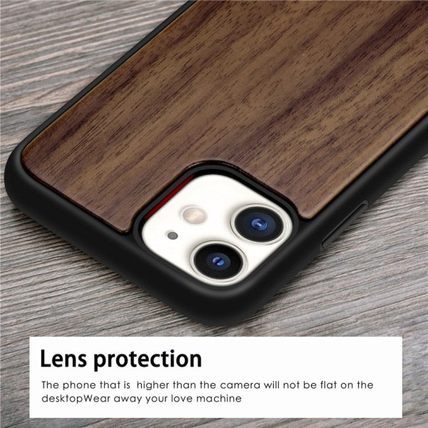 TG Black Oak - Case kompatibel med [iPhone 14 Pro]Slim Cover med S