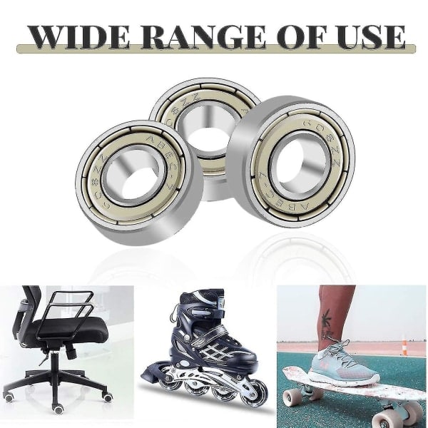 608zz Kullager, Abec 7, 20st Snabblager Kvalitetskullager för rullar, skateboard, longboard, waveboard