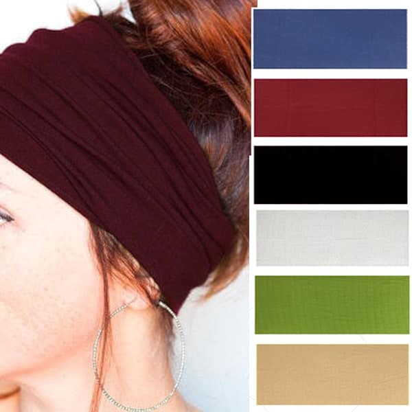 6-pack dreadlock-tuber pannband stretch mikrofiber polyester öppna hårinpackningar för unisex sport- och utomhusbruk