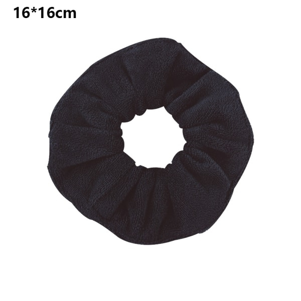 TG Pyyhke Scrunchie, 2-pakkauksessa, Mikrokuitu Scrunchie, Hiustenkuivaus Musta