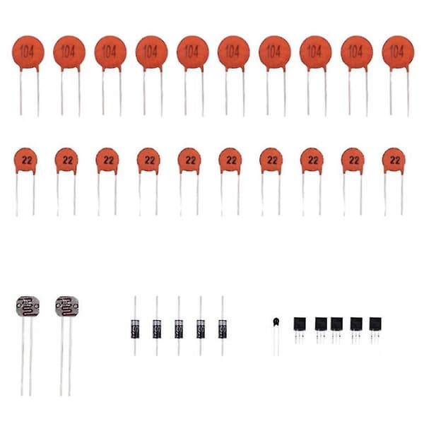 Nyt Breadboard-komponentsæt Elektronisk Startpakke DIY-sæt Med Plastikboks Til R3 Komponentsæt