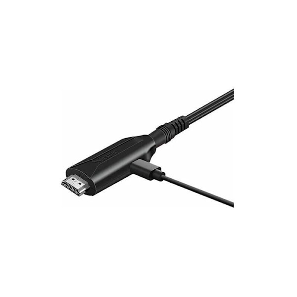 Scart till HDMI-omvandlare Video Audio Adapter för HDTV/DVD/Set-top box/PS3/PAL/NTSC