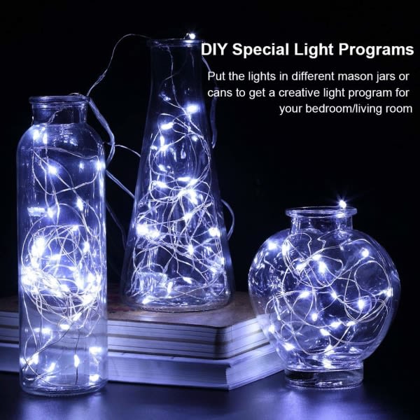 2-pack Fairy Lights Fairy String Lights Batteridriven