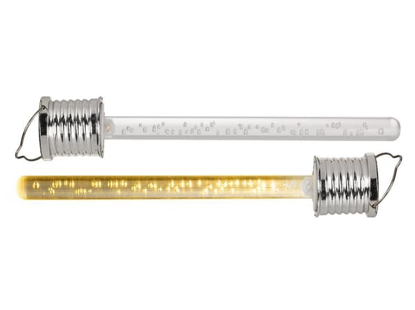 Hengende Lysstav / Solcellelampe for Hage - Hagelampe Varmhvit 2-Pack WarmWhite