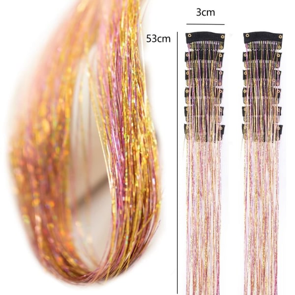 TG Fairy Hair Tinsel Extensions Håraccessoarer 10 10