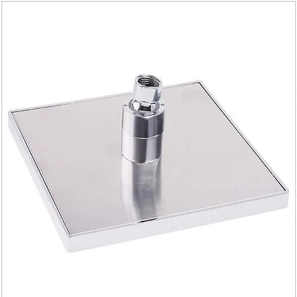 Home Temperature Sensor Control 3 Color LED Light Square Water Shower Head-XF10-_yux