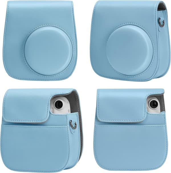 Fodral kompatibelt med Instax Mini 11, blått - Perfekt_yux