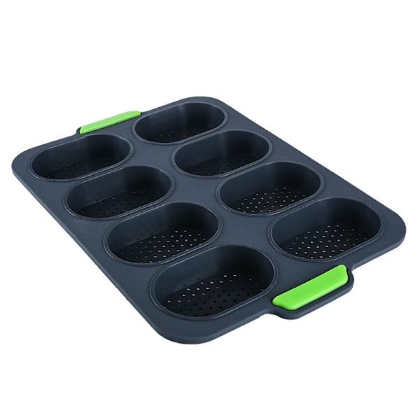 Minibaguettebageplade, brødknasende bakke, non-stick perforeret