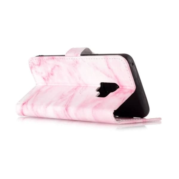 Plånboksfodral för Galaxy S9 - Rosa marmor Rosa