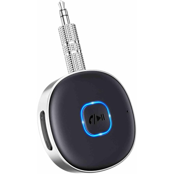 Auton Bluetooth-vastaanotin, Bluetooth 5.3 -liitäntäadapteri, Bluetooth-vastaanotin handsfree-puheluille, kaksoisyhteys