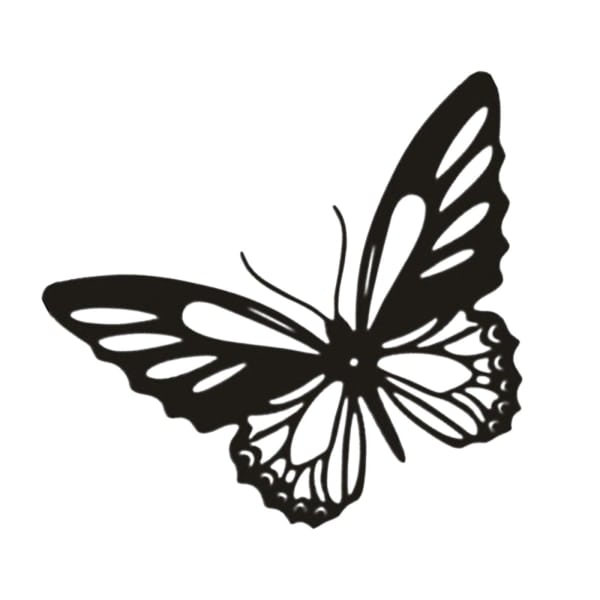 3 stk Metall For Butterfly Veggkunst for Soverom Utsøkt