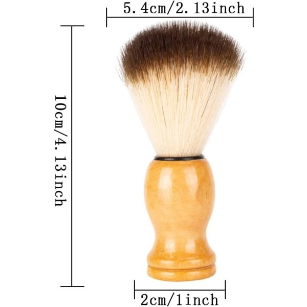 TG 2 barberingssæt, udvalgte nylon, håndlavet