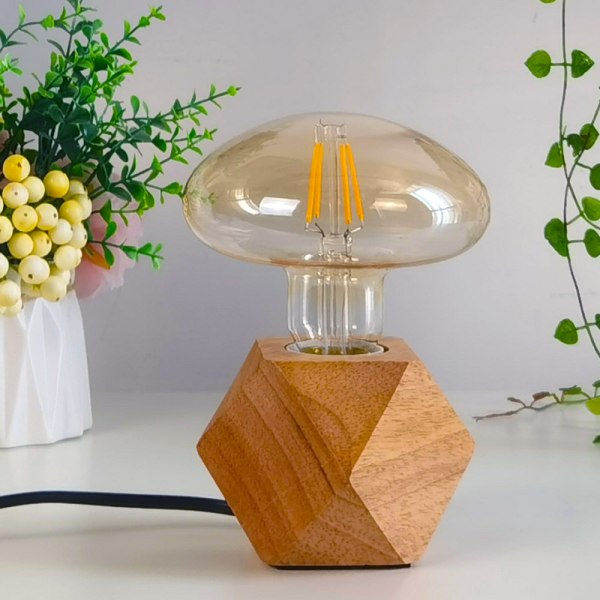 Retro LED Edison-lampa i form av en kreativ svamp