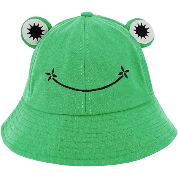 Groddehatt for Voksne Bomulls Bucket Hat Cap Fiske Strand Festival Solhatt