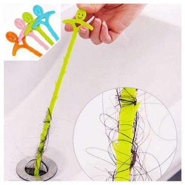 3-pack Avloppsrensare / diskbänksrensare för diskbänk, badkar, dusch Multicolor multifärg