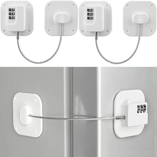 2-pack Refrigerator Lock - Combination Lock for Refrigerator_yux