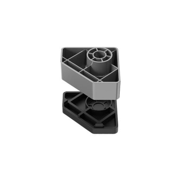 Vaskemaskine Anti-Vibrations Pude - 4 Dele Sæt Støjreduktion Vaskemaskine Base - Universal Anti-Skrid 4,5 cm