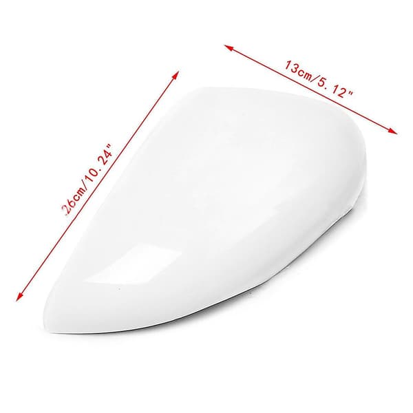 Auto Left/Right White Car Rearview Mirror Cover Shell For Fiesta 2009-2015