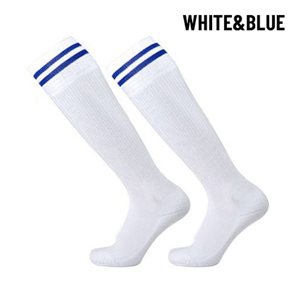 Fotbollsstrumpor Fotbollsstrumpor VIT&BLÅ white&blue