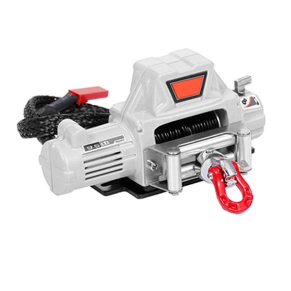 RC-bil Automatisk Vinsch RC-Vinsch Tråd RC-bil Dekor Simulerade Tillbehör för 1/10 Skala Redcat Axial SCX10 D90 RC Crawler Svart