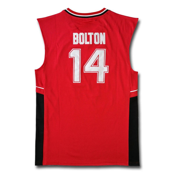 14 Zac Efron Troy Bolton East Wildcats Vintage Baskettrøje Rød M Rød M