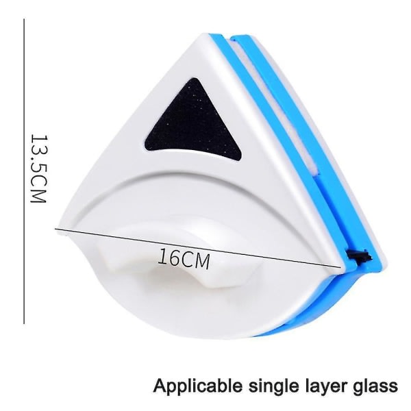 1:a - Enkelt/dobbeltsidig vinduesrenser Viskestykke Magnetisk arbejdsflade Rengøringsværktøj til højhus dobbelt