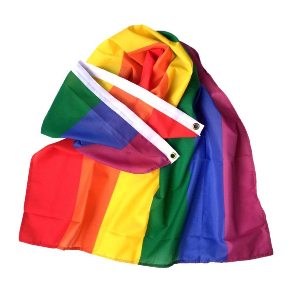 TG Prideflagga - 150 x 90 cm monivärinen