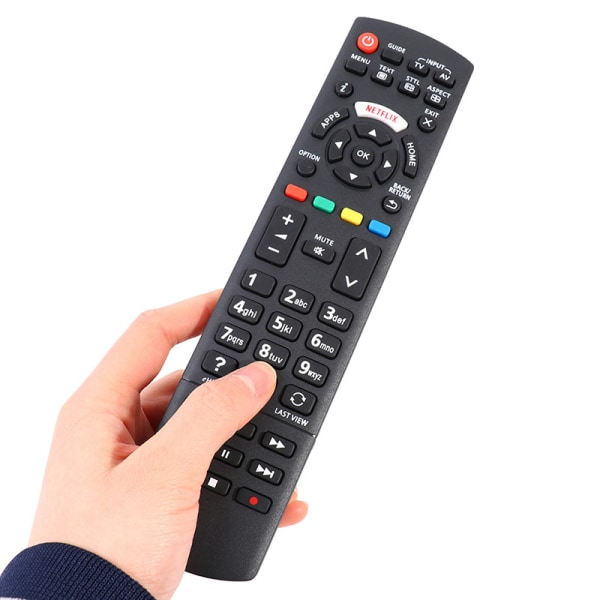 Universal erstatningsfjernkontroll for Panasonic TV-fjernkontroll for alle modeller