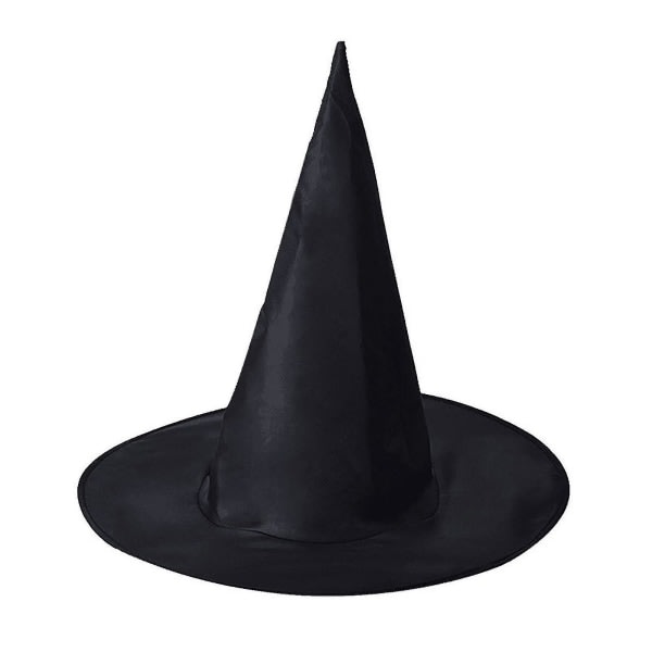 Hmwy-häxor Häxhatt Cap Finklänning Halloween Kostym Cosplay Prop